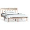 vidaXL Sengeramme heltre furu 140x200 cm