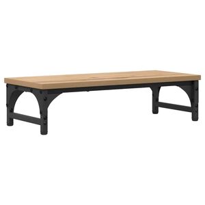 vidaXL Skjerm Stativ Artisan eik 55 x 23 x 14 cm Konstruert tre