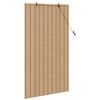 vidaXL Rullegardin med gardiner Natur 80 x 160 cm Bambus