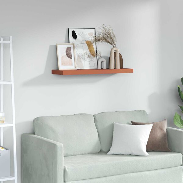 vidaXL Vegghylle Veggmontert R&oslash;d 80 x 23,5 x 4 cm Konstruert tre