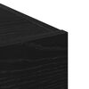 vidaXL Serviesskap med skuff Svart Eik 30 x 42,5 x 93 cm