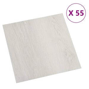 vidaXL Selvklebende gulvplanker 55 stk PVC 5,11 m² beige