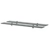vidaXL Flytende hyller 2 stk glass 90x20 cm 8 mm