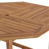 vidaXL Utendørs spisebord 110x110x75 cm heltre teak
