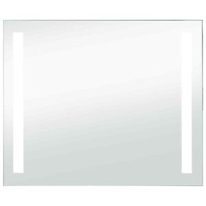 vidaXL LED-veggspeil til bad 80x60 cm