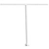 vidaXL Markisestolpesett hvit 300x245 cm jern