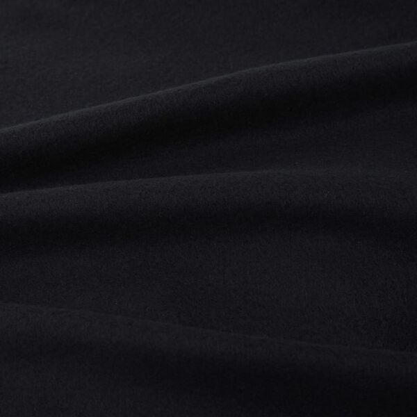 vidaXL Sengesett 5 deler fleece svart 200x200/80x80 cm