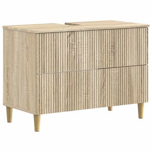 vidaXL Baderomsvaskeskap ARNHEM Sonoma eik 82 x 41 x 59 cm
