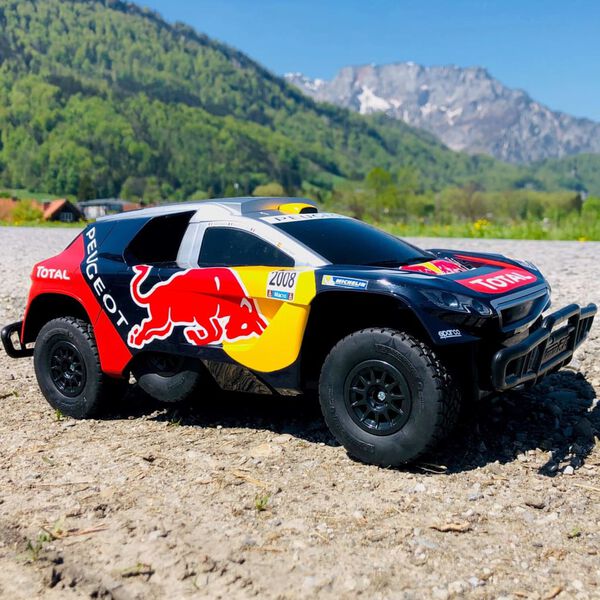Carrera Fjernstyrt reserbil Red Bull Peugeot 08 DKR 16 1:16