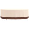 vidaXL Hagem&oslash;beltrekk beige &Oslash; 279x71 cm 600D oxford