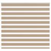 vidaXL Sebragardin sandbrun 165x150 cm stoff bredde 160,9 cm polyester