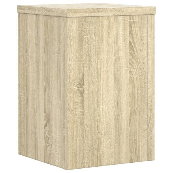 vidaXL Plantestativer 2 stk sonoma eik 25x25x35 cm konstruert tre