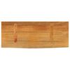 vidaXL Bordplate naturlig kant 70x20x3,8 cm heltre mango
