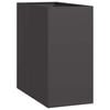 vidaXL Plantekasse svart 40x80x80 cm st&aring;l