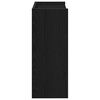 vidaXL Skohylle svart 60x25x62 cm konstruert tre