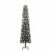 vidaXL Kunstig juletre med 300 LED gr&oslash;nn 240 cm PVC og plast og st&aring;l