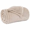 vidaXL Kastepledd 6 pcs Beige 240 x 270 cm Fleece