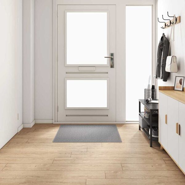 vidaXL Teppel&oslash;per Lysegr&aring; 100 x 100 cm 100% Polypropylen