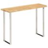 vidaXL Konsollbord med naturlig kant 105x33x76 cm heltre akasie