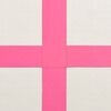 vidaXL Oppbl&aring;sbar PVC gymnastikkmatte med pumpe 200x200x15 cm rosa