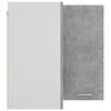 vidaXL Hengende hjørneskap "Lyon" betonggrå 57x57x60 cm