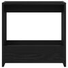 vidaXL Sidetabell Svart Eik 50 x 26 x 50 cm Konstruert tre
