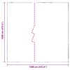 vidaXL Klar presenning med maljer 12x12 m polyetylen