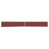 vidaXL Uttrekkbar sidemarkise 140x1200 cm brun