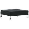 vidaXL Bordduk 72 x 72 x 15 cm Torget Vanntett Svart