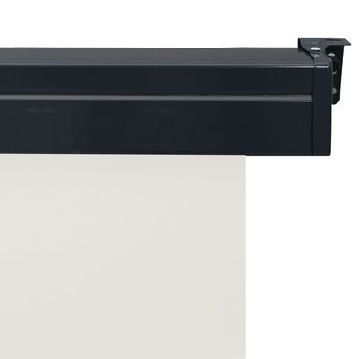 vidaXL Sidemarkise for balkong 160x250 cm kremhvit