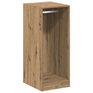 vidaXL Garderobeskap Artisan eik 41 x 48 x 102 cm Konstruert tre