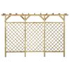 vidaXL Gittergjerde med pergola 300x50x200 cm impregnert furu