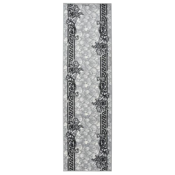 vidaXL Gulvteppe BCF gr&aring; 80x300 cm