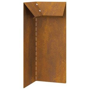 vidaXL Sneglenett Rusten 10 x 10 x 25 cm Cortenstål