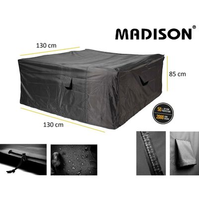 Madison Utendørs møbeltrekk 130x130x85cm grå