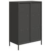 vidaXL Highboard svart 68x39x103,5 cm stål