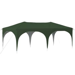 vidaXL Pop-up Festtelt 575 x 288 x 245 cm Gr&oslash;nn Oxford Stoff