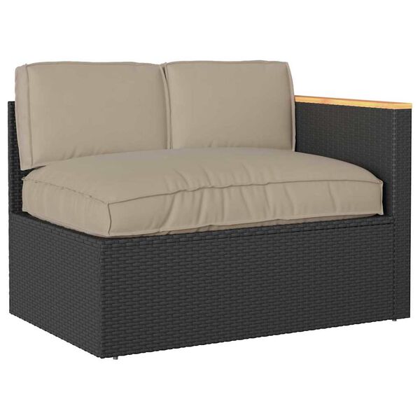 vidaXL Pallet Pute Sett 3 pcs Gråbrun 120 x 80 x 12 cm Oxford-stoff