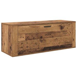 vidaXL Sko Skap 100 x 35 x 38 cm Konstruert tre Gammelt tre