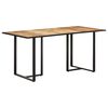 vidaXL Spisebord 160 cm grovt mangotre