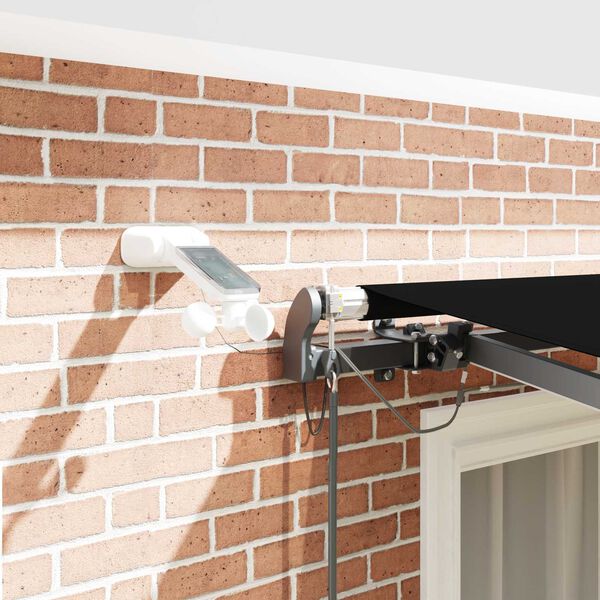 vidaXL Markiseduk med Svart 300 x 250 cm Polyester