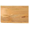 vidaXL Bordplate 40x20x3,8 cm naturlig kant heltre mango