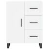 vidaXL Highboard hvit 69,5x34x180 cm konstruert tre