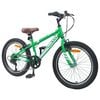 vidaXL Terrengsykkel 24 Tommer 6-Speed for 8-12 &aring;r gamle gr&oslash;nn