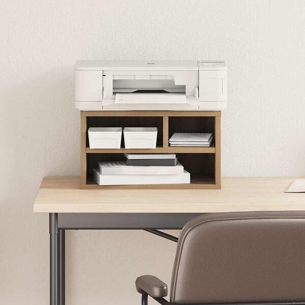 vidaXL Skiverstativ Artisan Eik 40 x 32 x 22,5 cm Konstruert tre