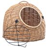 vidaXL Kurvhule for katter 60x45x45 cm naturlig selje