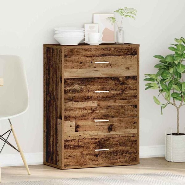 vidaXL Serviesskap Gammelt tre 60 x 31 x 84 cm Konstruert tre