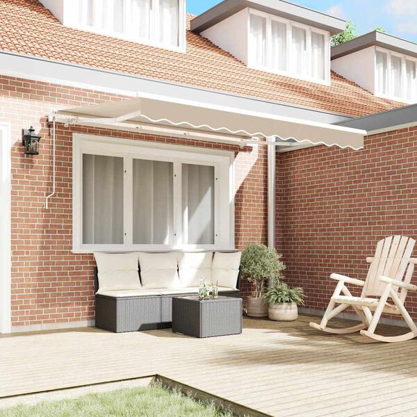 vidaXL Innvendbar Markise Beige 250 x 200 cm stoff