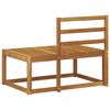 vidaXL Utend&oslash;rs End Sofagruppe Naturlig 91 x 63 x 73 cm