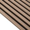 vidaXL akustiske veggpaneler 8 stk lamell 60,5x60 cm eikefiner